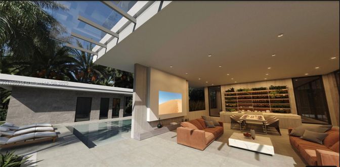 Interior, Living room, Recessed Lighting
