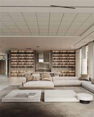 Interior, Kitchen, Living room, Pendant Lights, Stainless Steel Appliances