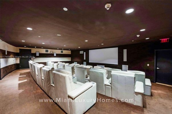 Home Theatre Room, Interior, Projection Screen, Recessed Lighting, Theatre Room