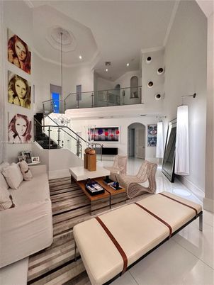 Interior, Living room, Recessed Lighting