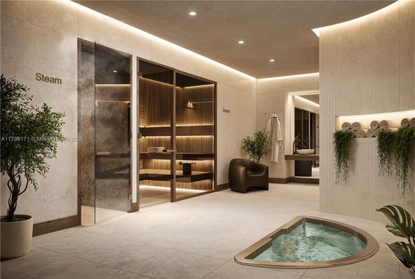 Interior, Pool, Recessed Lighting