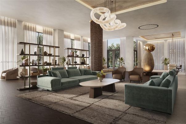 Interior, Living room, Pendant Lights, Wood Texture Flooring