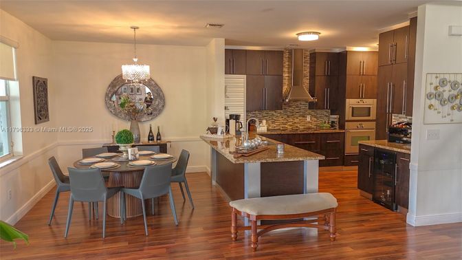 Dining room, Interior, Kitchen, Wood Texture Flooring