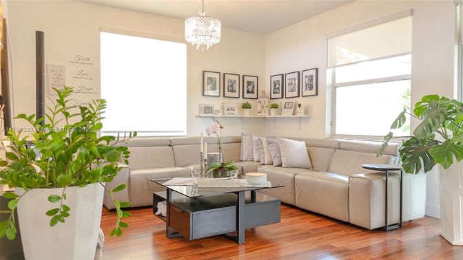 Chandelier, Interior, Living room, Wood Texture Flooring