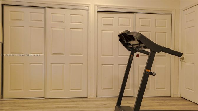 Fitness Equipment, Interior, Wood Texture Flooring