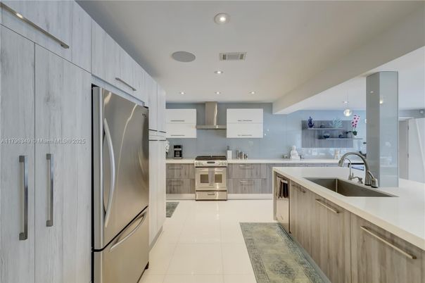 Interior, Kitchen, Recessed Lighting, Stainless Steel Appliances