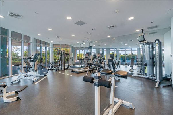 Fitness Equipment, Gym, Interior, Recessed Lighting