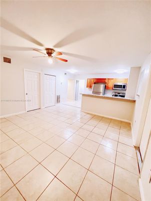 Empty room, Interior, Kitchen, Stainless Steel Appliances