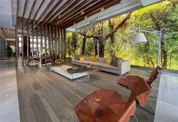 Exterior, Living room, Wood Texture Flooring
