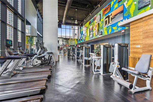Fitness Equipment, Gym, Interior, Wood Texture Flooring, Wooden Walls