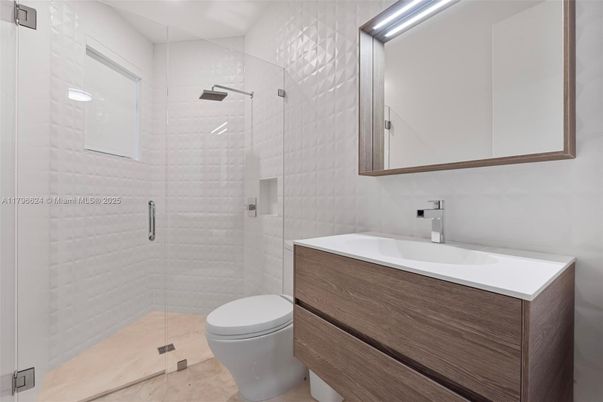 Bathroom, Glass Shower, Interior