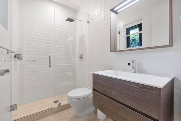 Bathroom, Glass Shower, Interior