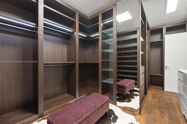 Interior, Walk-in Closets, Wood Texture Flooring