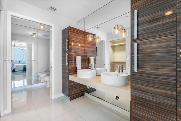 Bathroom, Dual Sink Vanities, Interior, Wooden Walls
