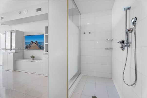 Bathroom, Glass Shower, Interior