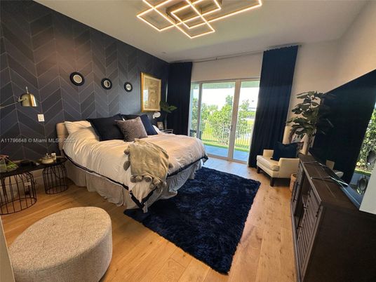 Bedroom, Interior, Wood Texture Flooring