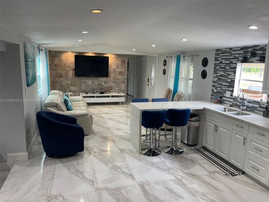 Interior, Marble, Recessed Lighting, Stone Walls