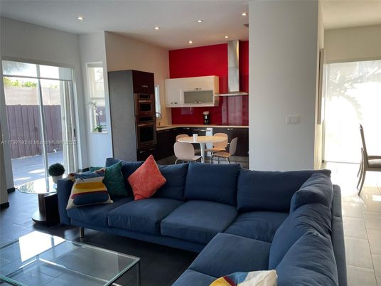 Dining room, Interior, Kitchen, Living room, Recessed Lighting