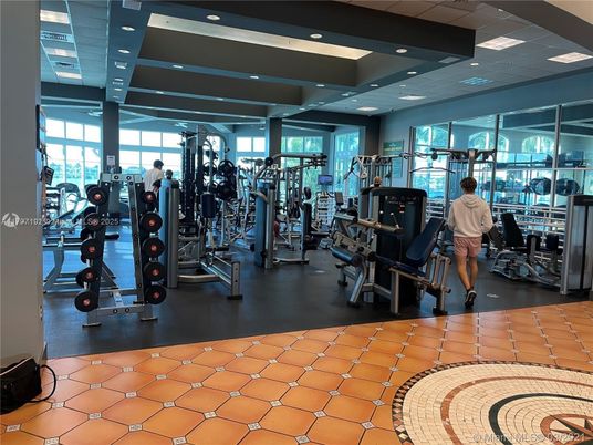 Fitness Equipment, Gym, Interior, Recessed Lighting