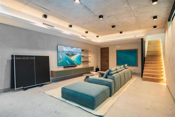 Interior, Living room, Recessed Lighting