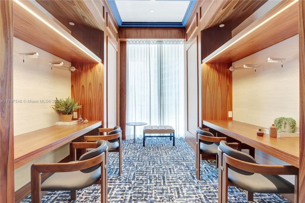 Dining room, Interior, Recessed Lighting, Wooden Walls