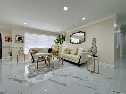 Interior, Living room, Marble, Recessed Lighting