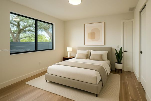 Bedroom, Interior, Wood Texture Flooring