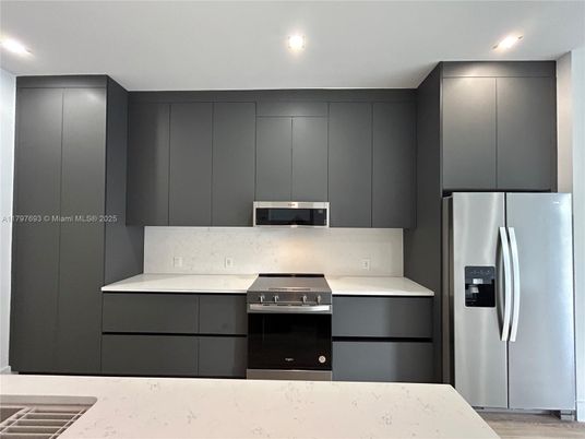 Interior, Kitchen, Recessed Lighting, Stainless Steel Appliances