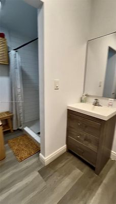 Bathroom, Interior, Wood Texture Flooring