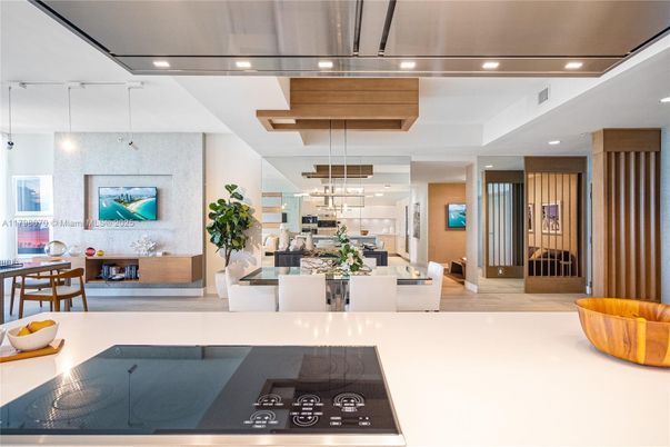 Dining room, Interior, Pendant Lights, Recessed Lighting