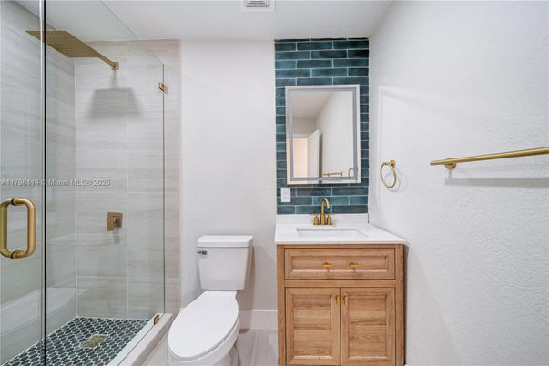 Bathroom, Glass Shower, Interior