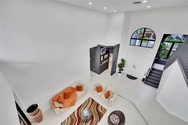 Interior, Living room, Recessed Lighting