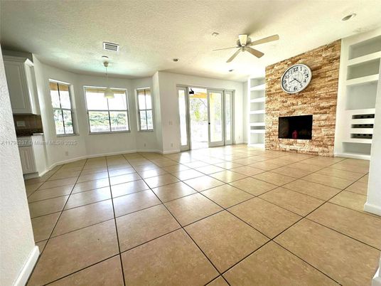 Empty room, Fireplace, Interior