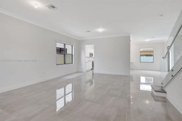 Empty room, Interior, Recessed Lighting