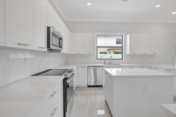 Interior, Kitchen, Recessed Lighting, Stainless Steel Appliances