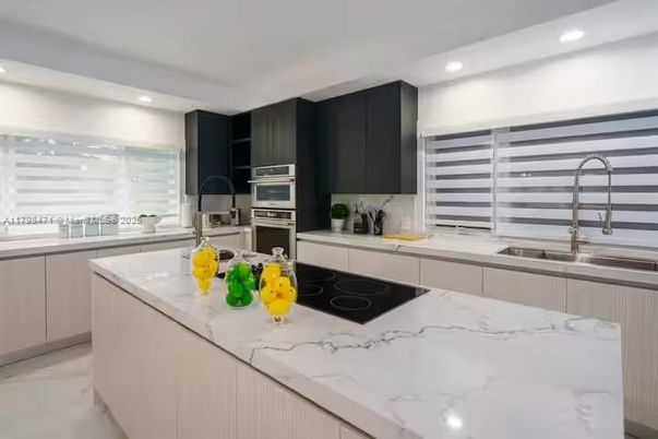 Interior, Kitchen, Recessed Lighting, Stainless Steel Appliances