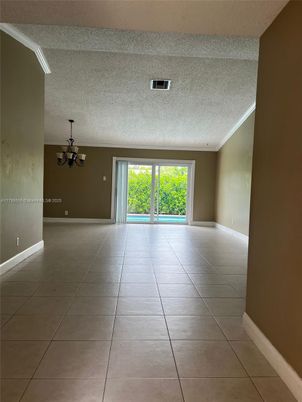 Chandelier, Empty room, Interior