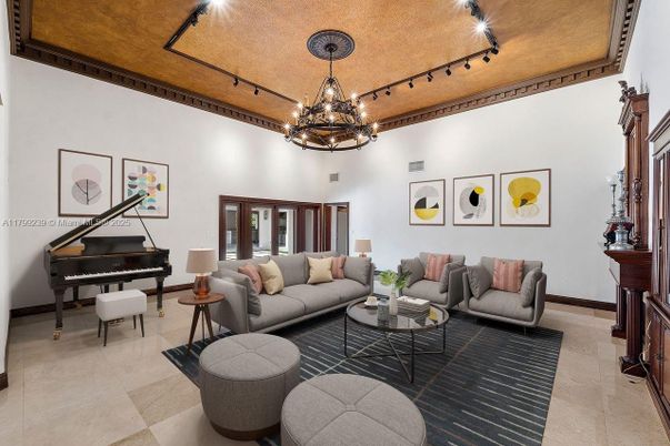 Chandelier, Interior, Living room, Piano