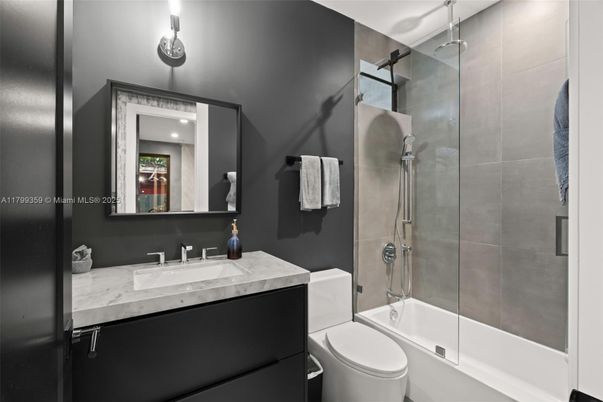 Bathroom, Glass Shower, Interior