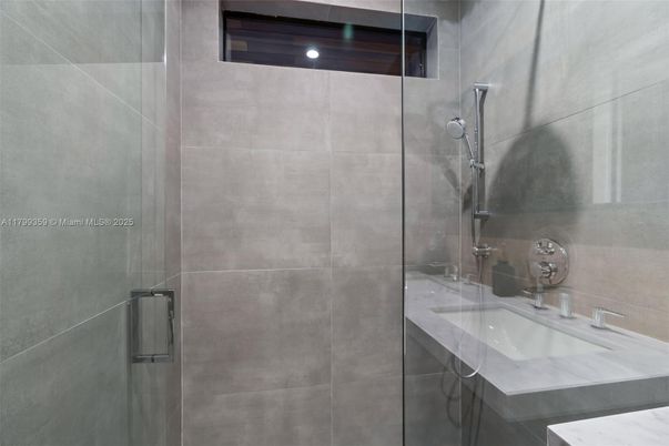 Bathroom, Glass Shower, Interior