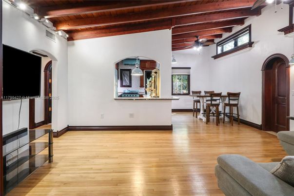 Dining room, Interior, Wooden Beams, Wooden Ceilings, Wood Texture Flooring