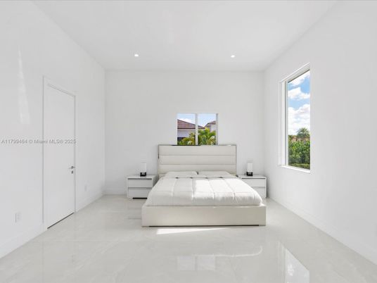 Bedroom, Interior, Recessed Lighting