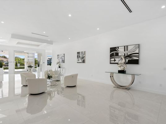 Interior, Living room, Recessed Lighting