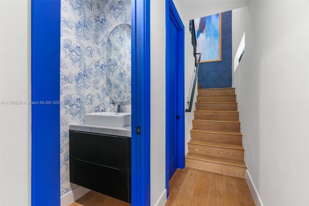 Bathroom, Interior, Wood Texture Flooring