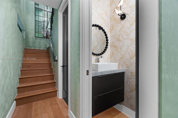 Bathroom, Interior, Wood Texture Flooring