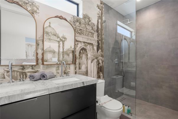 Bathroom, Glass Shower, Interior