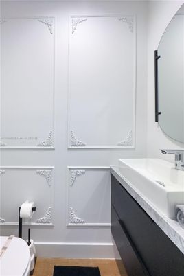 Bathroom, Interior, Wood Texture Flooring