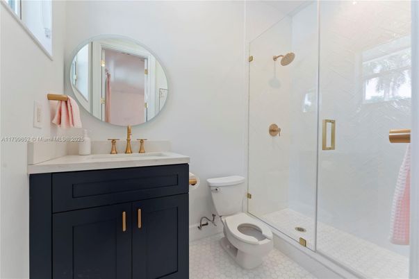 Bathroom, Glass Shower, Interior
