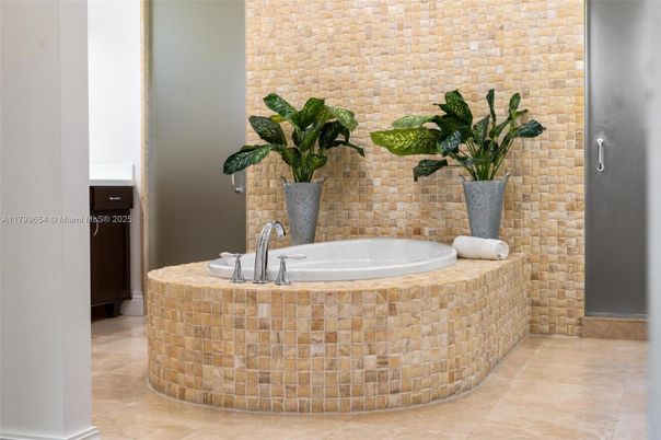 Bathroom, Interior, Stone Walls
