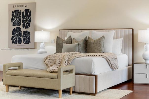 Bedroom, Interior, Wood Texture Flooring